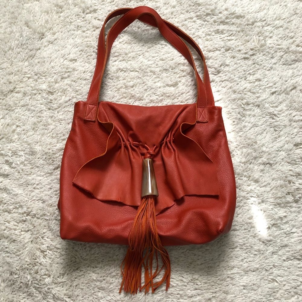VIVA BAGS OF CALIFORNIA Handmade Leather Shoulder Bag